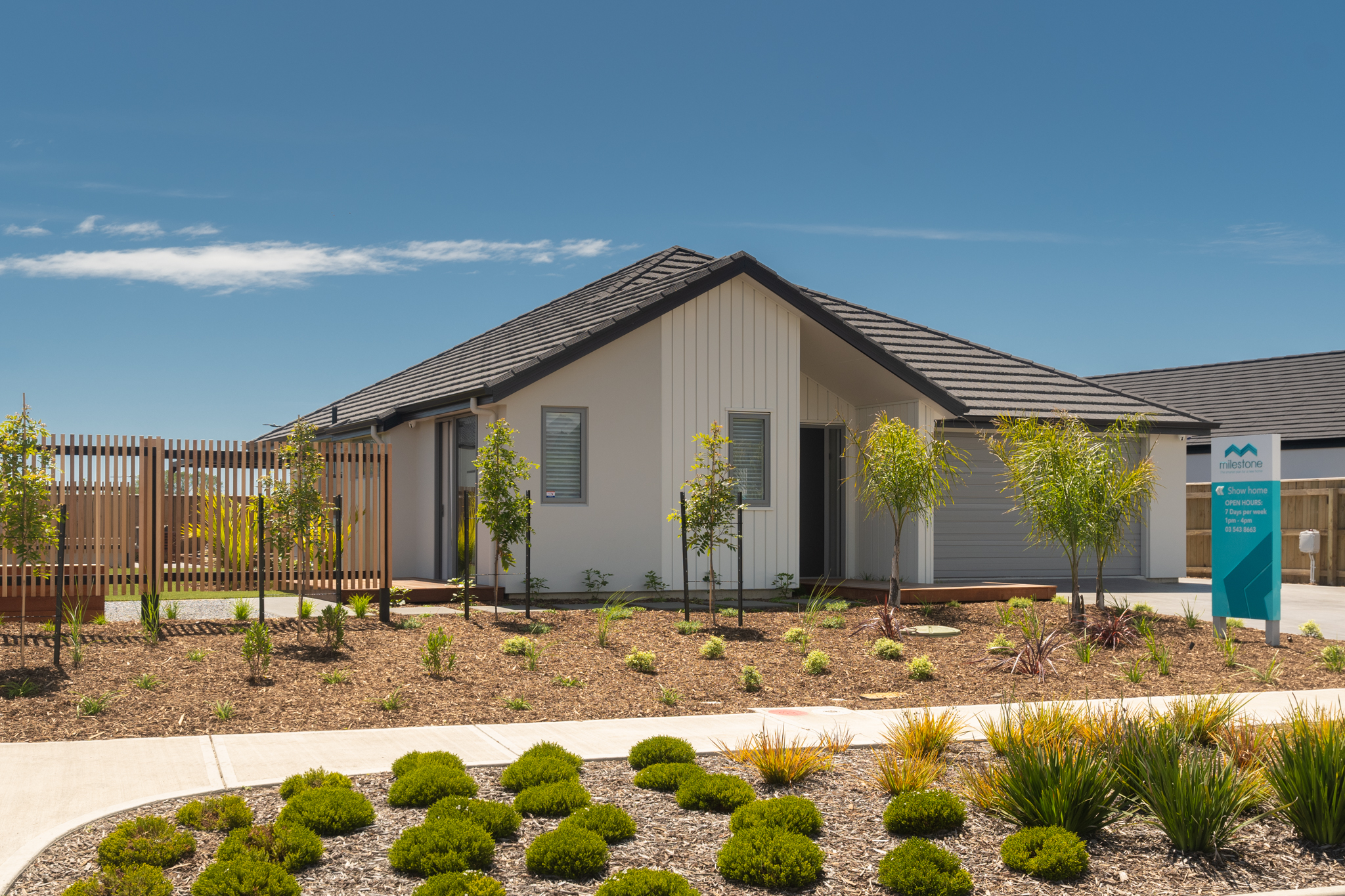 milestone homes showhome