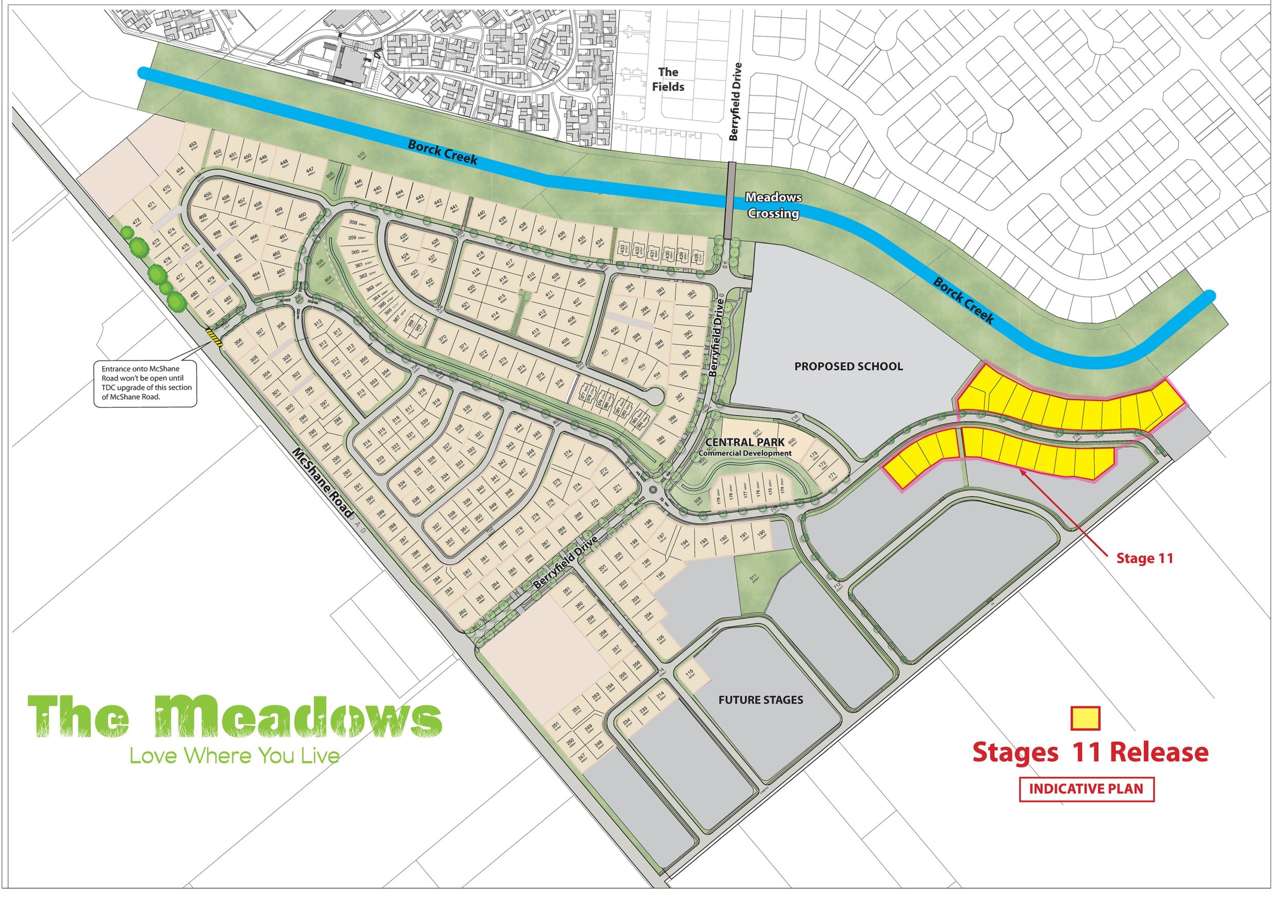 Stage 11 masterplan