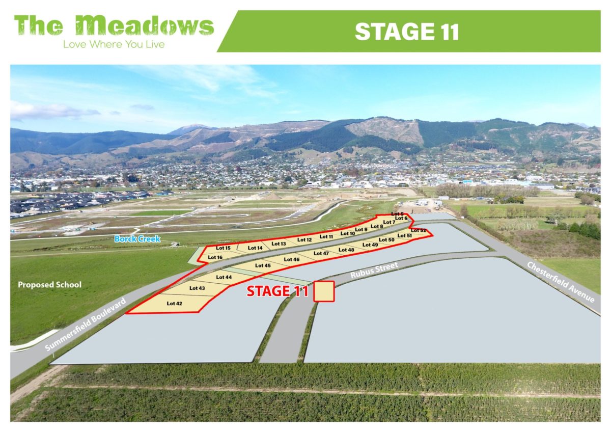 Stage 11 The Meadows Richmond NZ